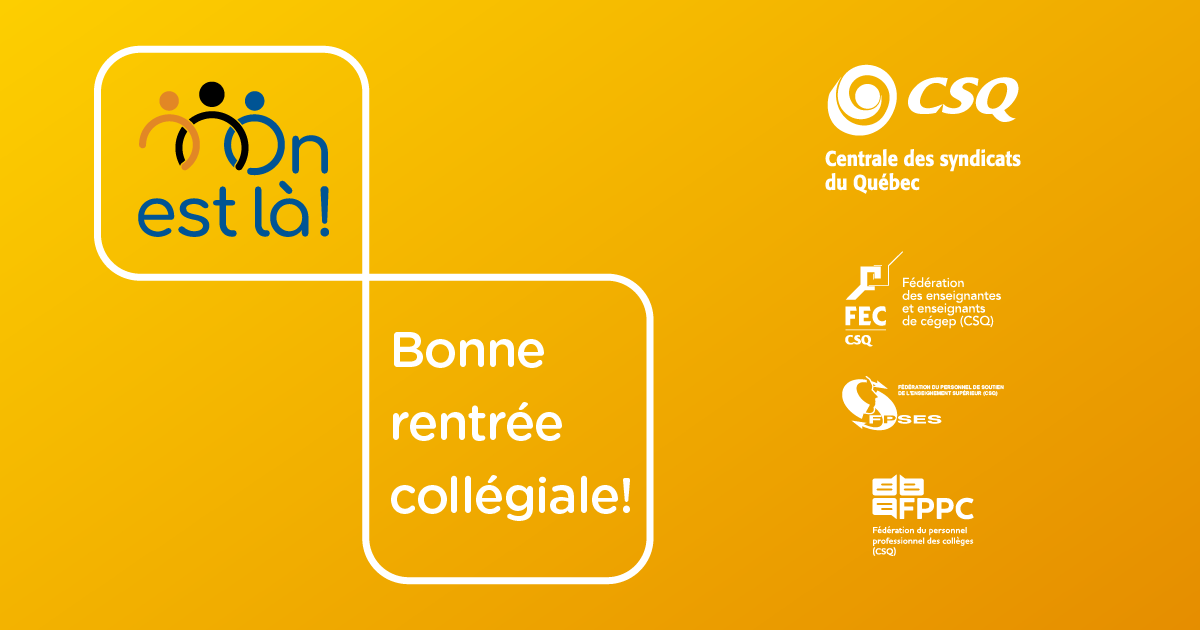 La CSQ et ses fédérations pressent le gouvernement d’améliorer les ...